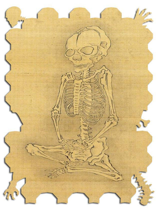 Artifact Wooden Puzzles - Meditating Skeleton