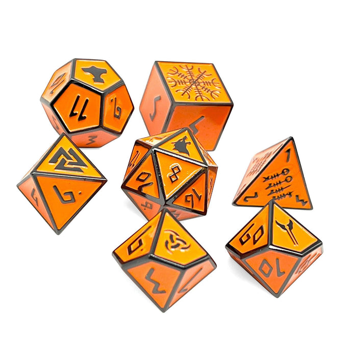 Norse Series: Molten Lava (Metal 7-Die Set)