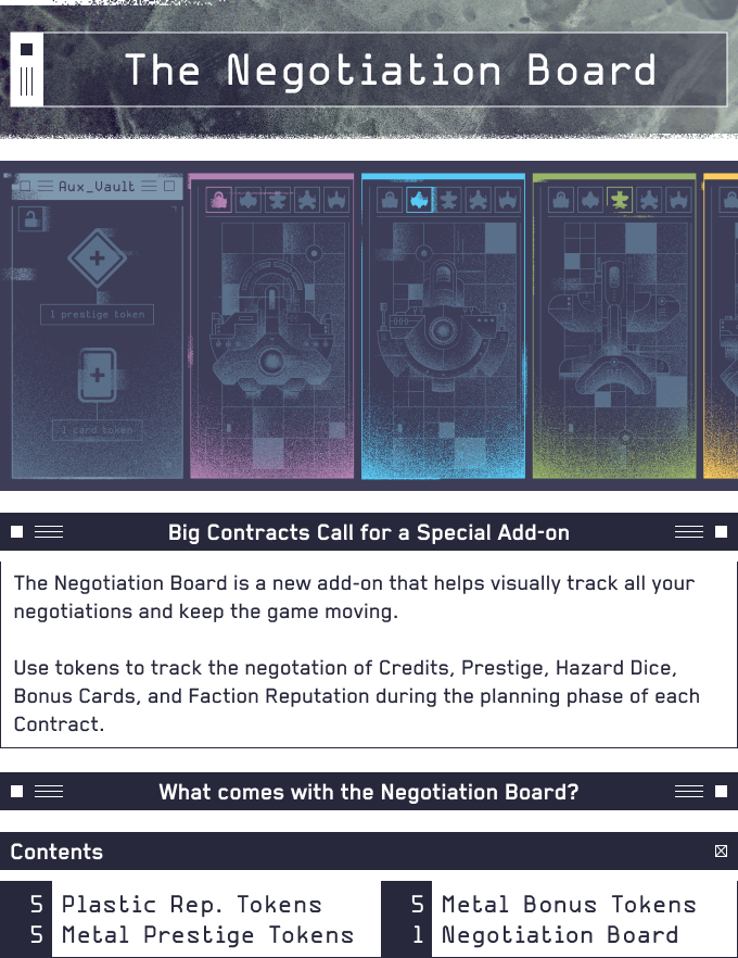 Moonrakers The Negotiation Board — Games Unlimited, LLC