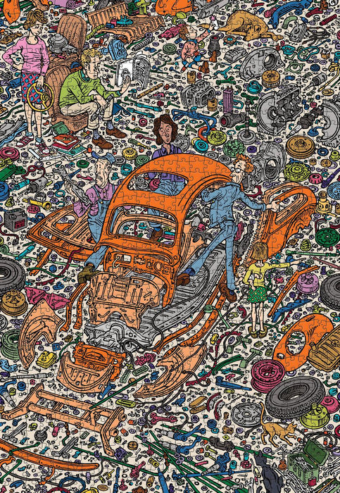 Peter Aschwanden - The Exploded Beetle (Pomegranate 1000pc)