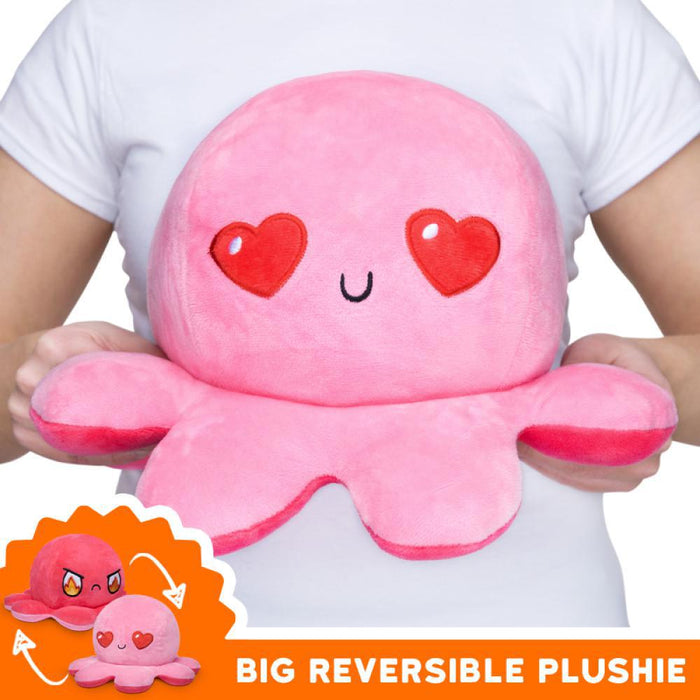 BIG Teeturtle Reversible Octopus Plush: Black & Rainbow