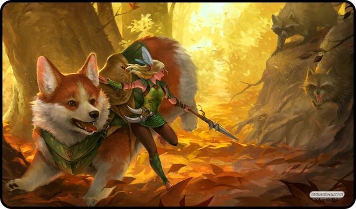 Corgi and Elf — GamerMats 24" x 14"