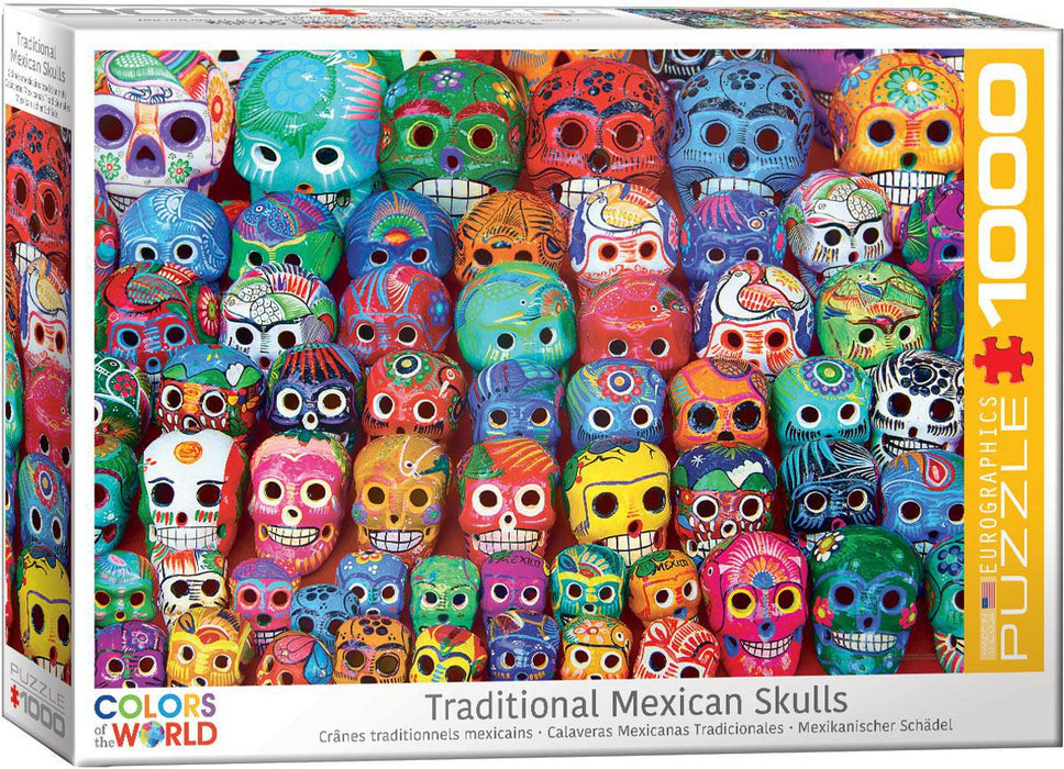 Traditional Mexican Skulls (Eurographics 1000pc)