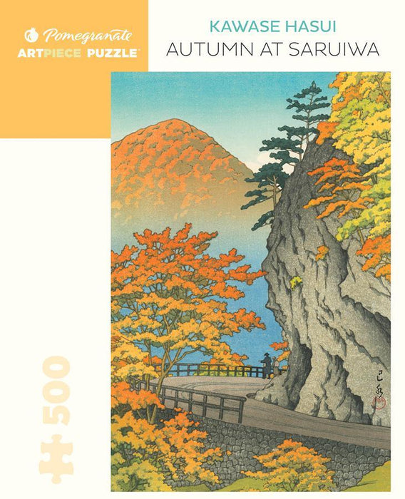 Kawase Hasui - Autumn At Saruiwa (Pomegranate 500pc)