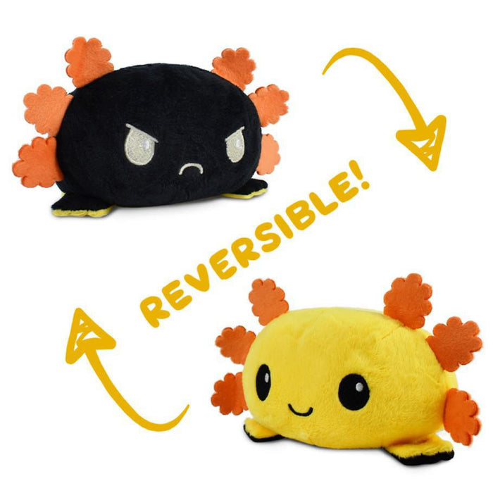 Teeturtle Reversible Axolotl Plush: Yellow & Black