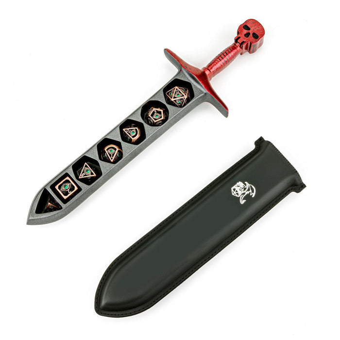 Grim Dagger Dice Case with Sheath