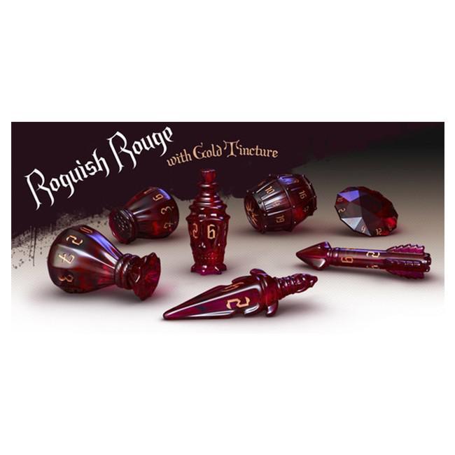 Poly Hero Dice Set Roguish Rouge