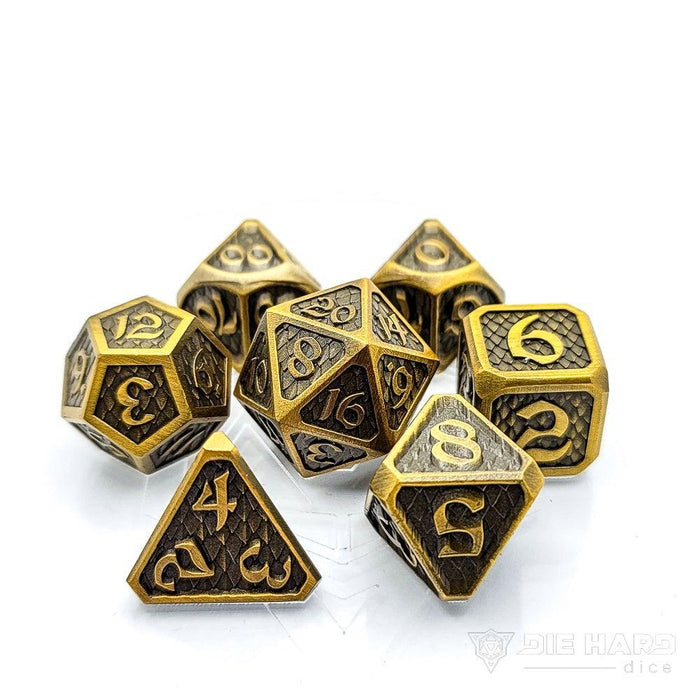 Drakona Eldric Electrum (B Grade)(Metal 7-Die Set)