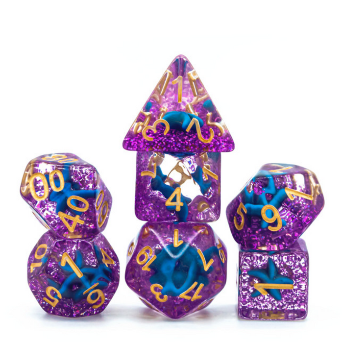 Otherworldly Starfish (7-Die RPG Set)