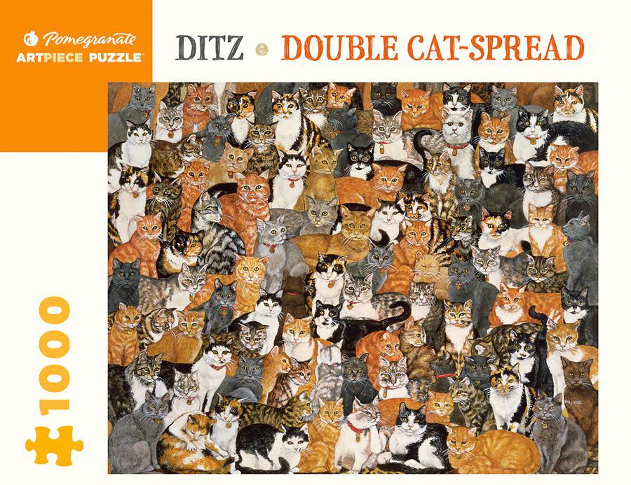 Ditz: Double Cat-Spread (Pomegranate 1000pc)