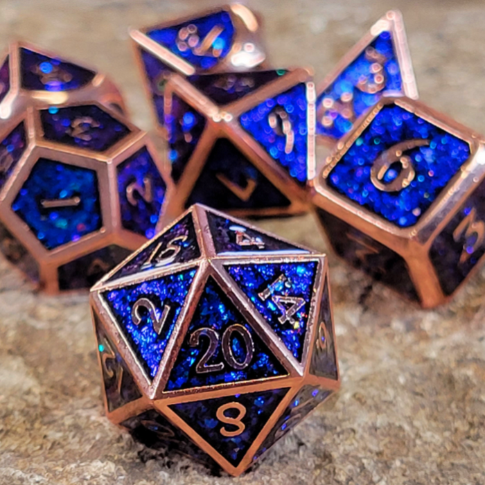 Arcane Copper (Metal 7-Die RPG Set)