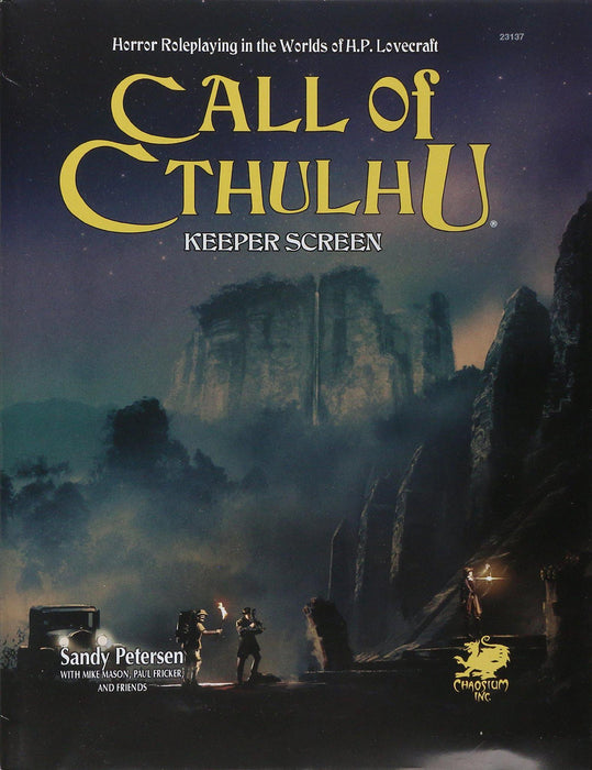 Call of Cthulhu: Keeper Screen 7th ed