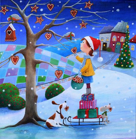 Artifact Wooden Puzzles - Merry Christmas by Iwona Lifsches