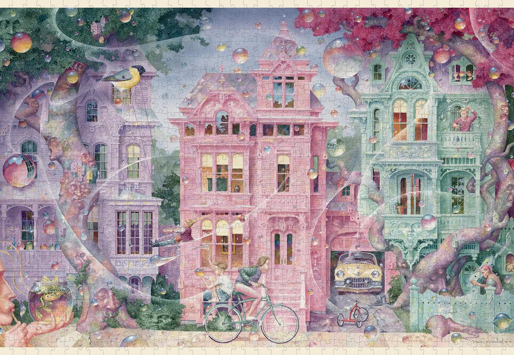 Daniel Merriam - Bubble Street (Pomegranate 1000pc)