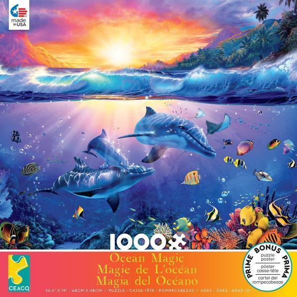 Ocean Magic: Dolphins (Ceaco 1000pc)