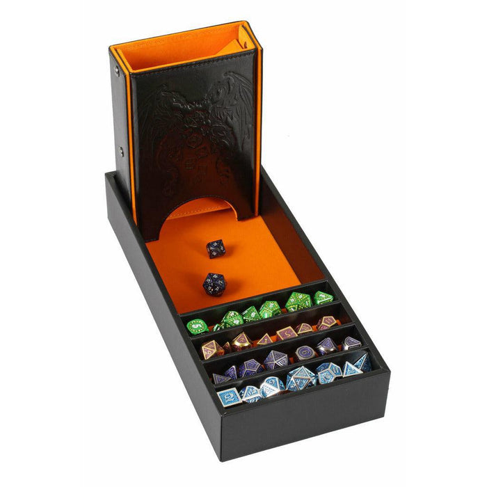 Citadel Dice Tower and Tray (Orange)