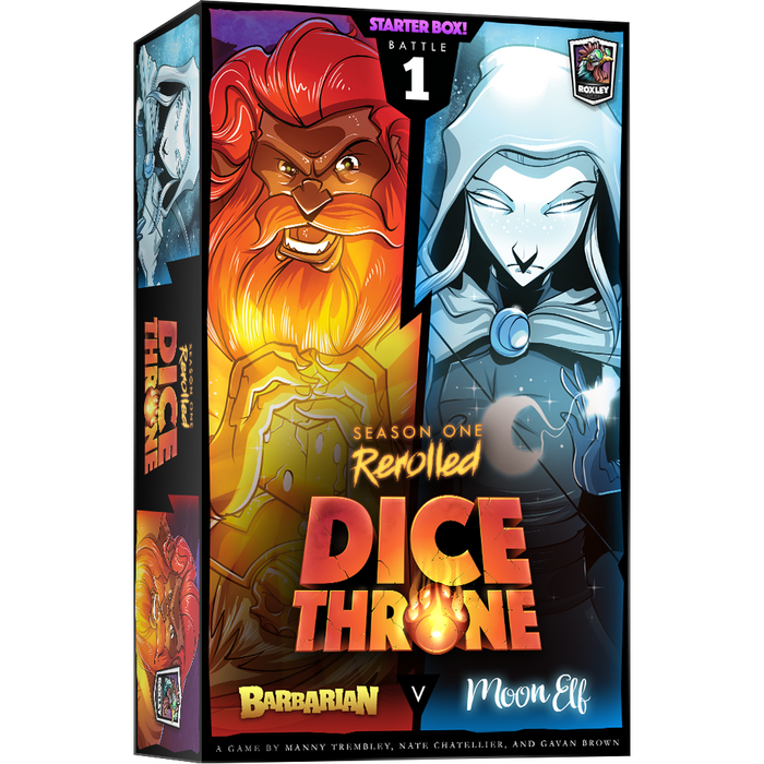 Dice Throne Season One Rerolled: Barbarian vs Moon Elf