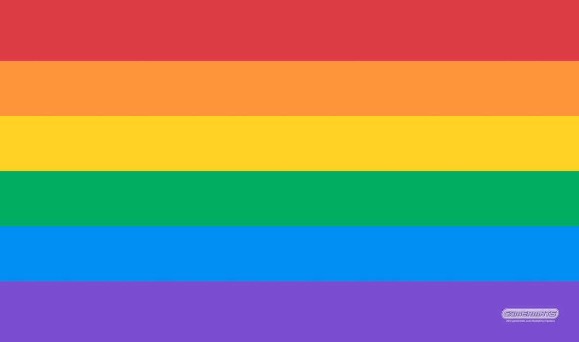 LGBTQ+ Pride Flag— GamerMats 24" x 14"