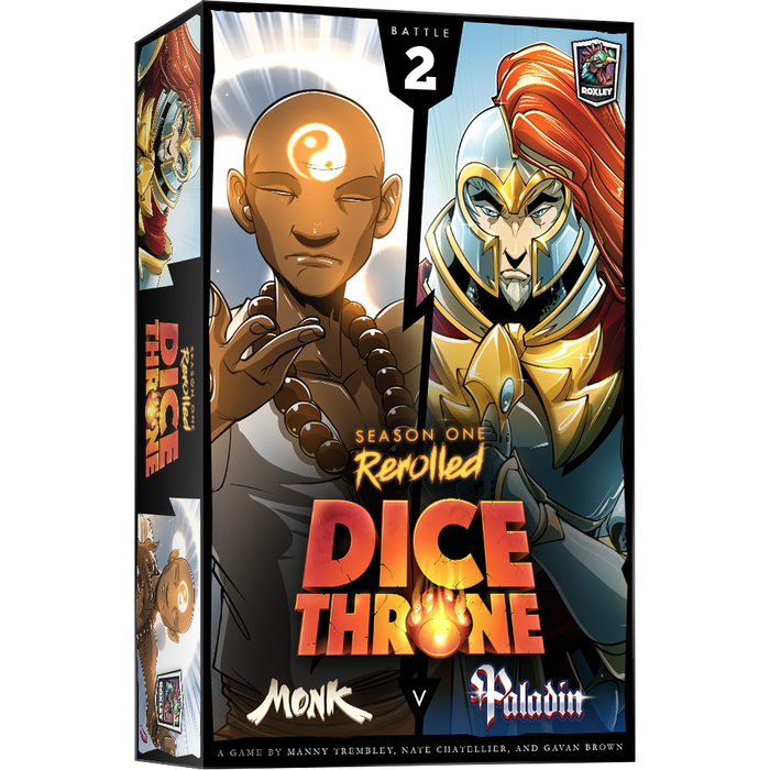 Dice Throne Season One Rerolled: Monk v Paladin