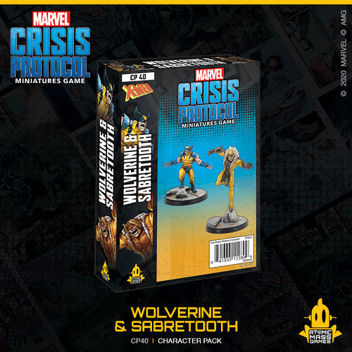 Mcp Sabertooth Marvel Crisis Protocol: Wolverine & Sabertooth — Games Unlimited, LLC