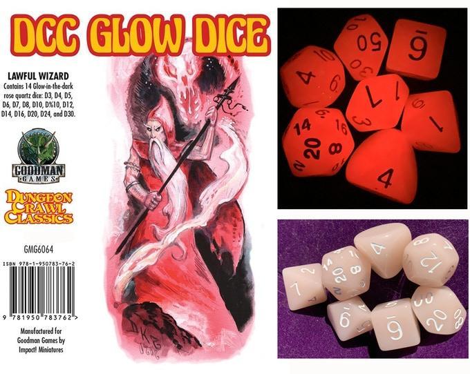 Dungeon Crawl Classics Glow Dice: Lawful Wizard (DCC)