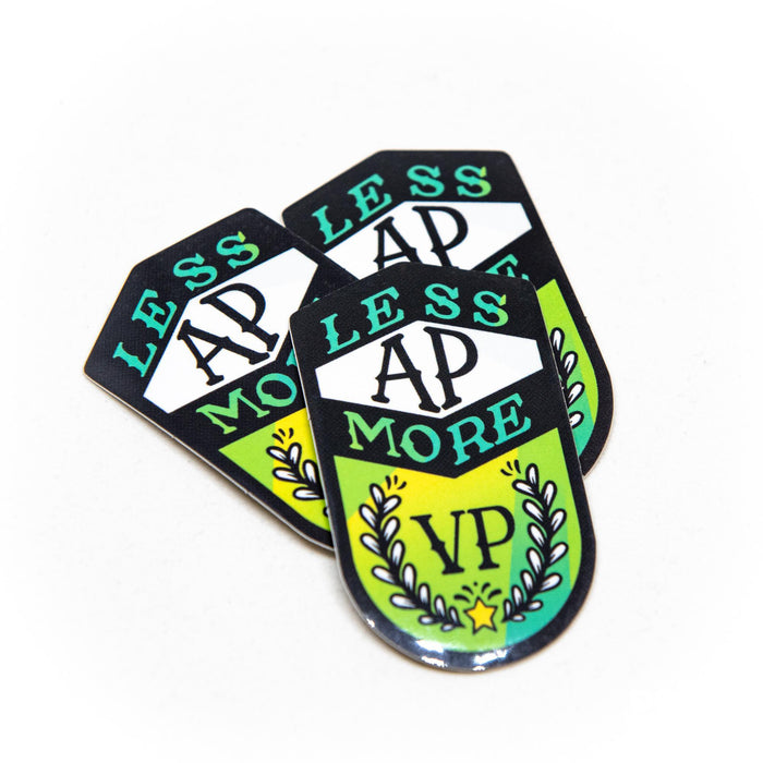 Board Game Stickers - Less AP More VP