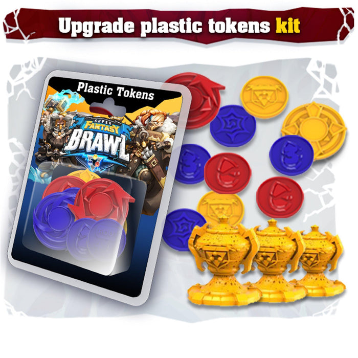 Super Fantasy Brawl: Upgraded Plastic Tokens