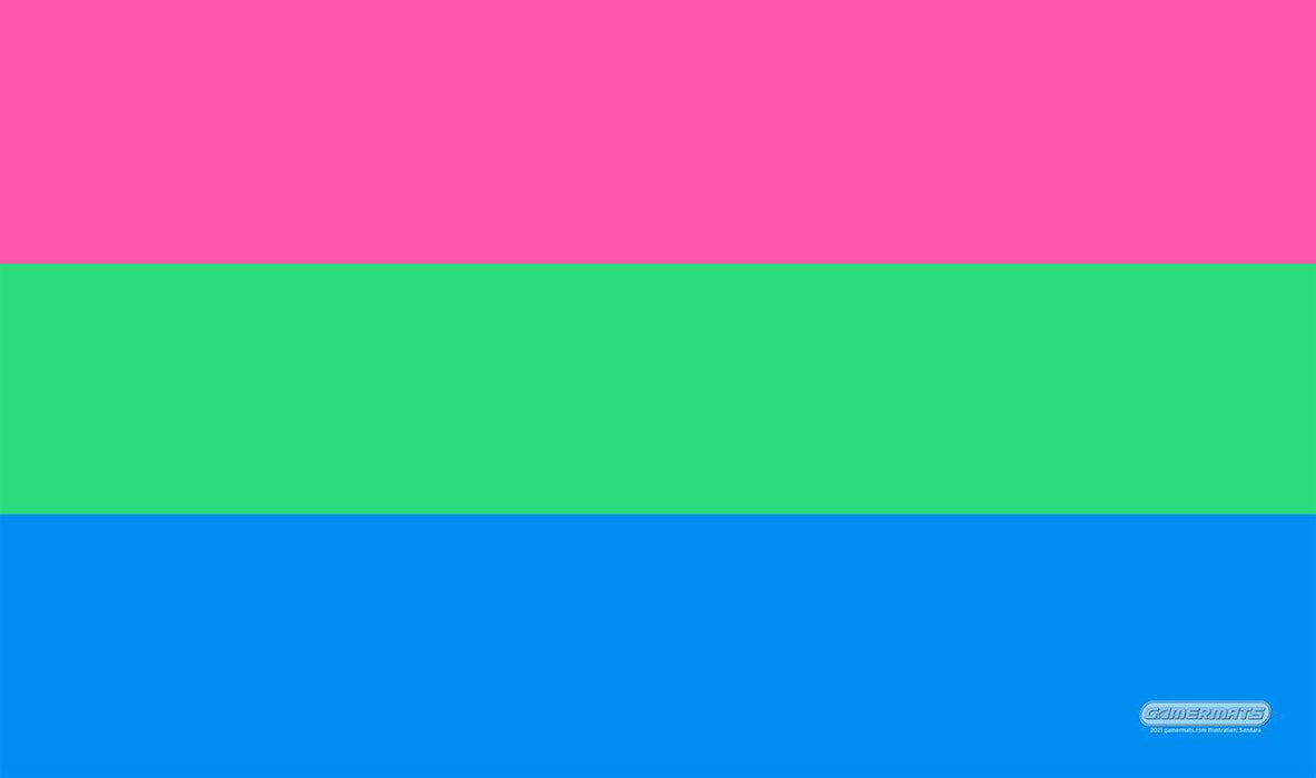 Polysexual Pride Flag— GamerMats 24" x 14"