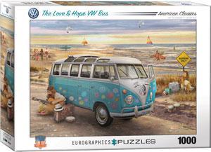 Love & Hope VW Bus (Eurographics 1000pc)