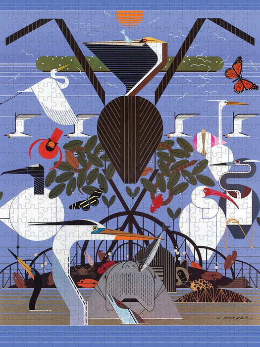 Charley Harper - Coastal Creatures (Pomegranate 500pc)