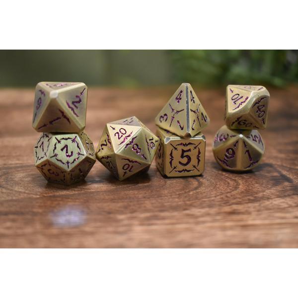 Blade of the Maiden Metal Dice RPG Set (Misty Mountain)