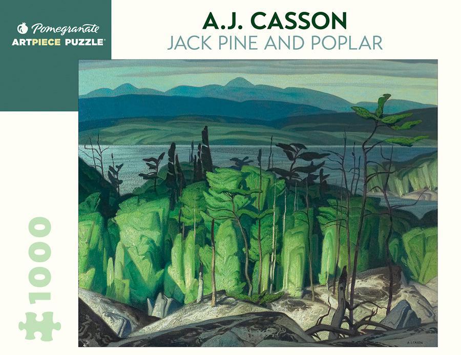 A.J. Casson: Jack Pine and Poplar (Pomegranate 1000pc)