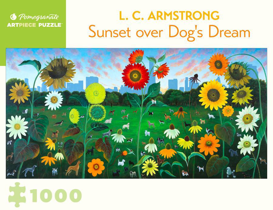 L. C. Armstrong - Sunset Over Dog's Dream (Pomegranate 1000pc)