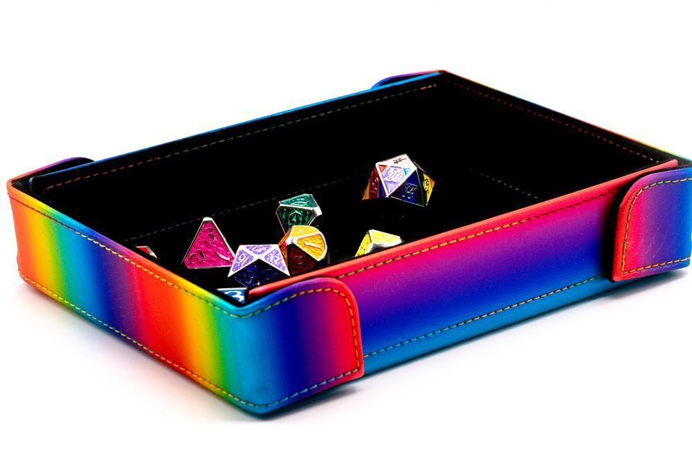 Magnetic Rectangle Tray Rainbow Scale w/ Black Velvet