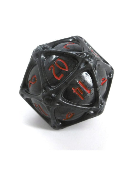 Poly Hero Dice: d20 Orb Shadow & Demon's Eye