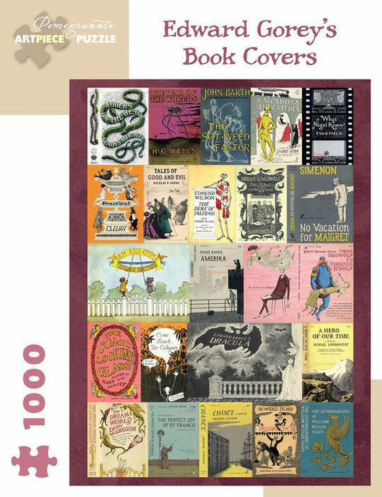 Edward Gorey's Book Covers (Pomegranate 1000pc)