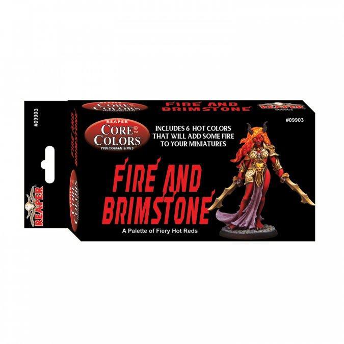 Reaper Fast Palette: Fire & Brimstone: Fiery Reds