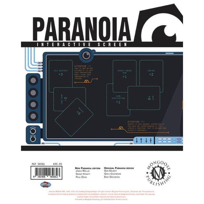 Paranoia RPG: Interactive Screen