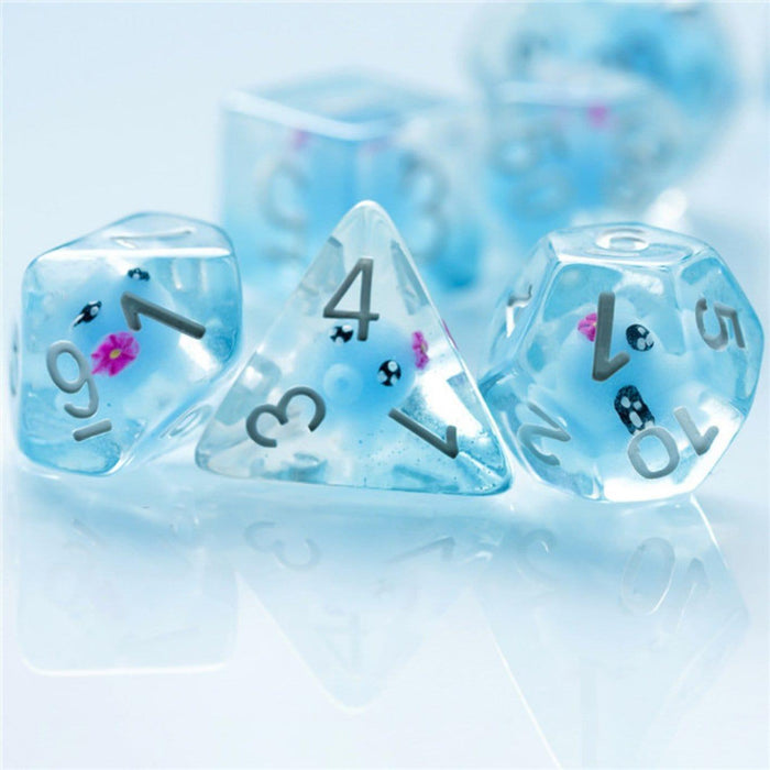 Blue Octopus (7-Die RPG Set)