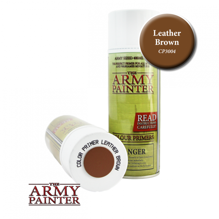 Army Painter Colour Primer: Leather Brown