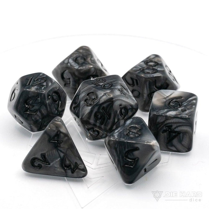Elessia Shale with Black (7-Die RPG Set)