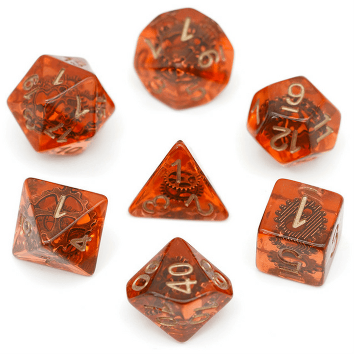 Copper Gears (7-Die RPG Set)