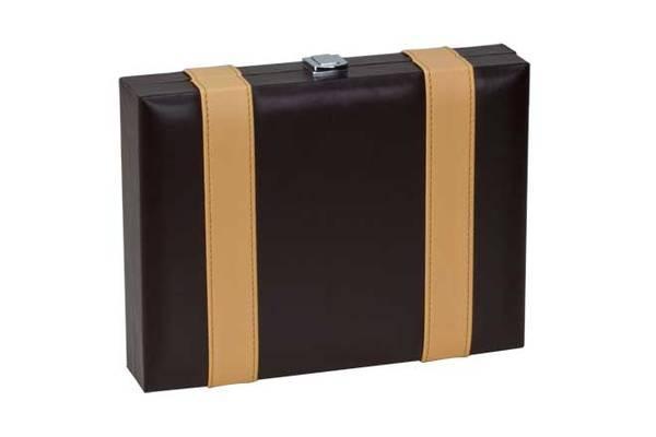 Backgammon 9" Brown/Tan Set