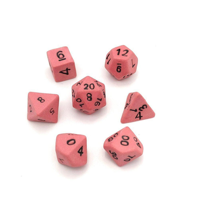 Crit Hit Ceramics Dice: Pink Delight RPG Set