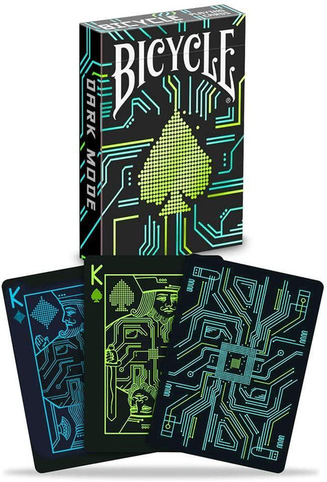 Dark Mode Bicycle Playing Cards