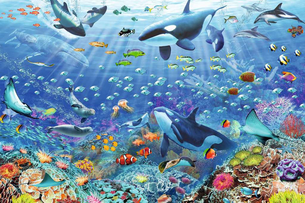 Colorful Underwater World (Ravensburger 3000pc)