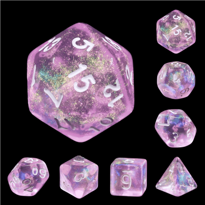 Violet Sparkle (7-Die RPG Set)