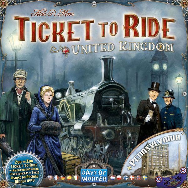 Ticket To Ride Map Pack 5: UK/Pennsylvania