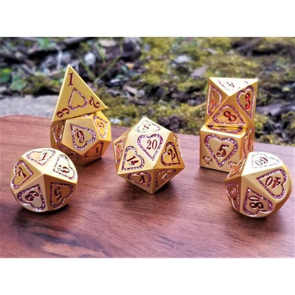 Be My Valentine (Metal 7-Dice RPG Set)