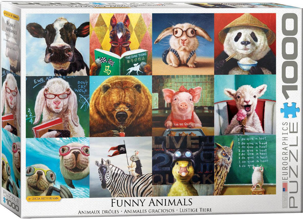 Lucia Heffernan - Funny Animals (Eurographics 1000 pc)